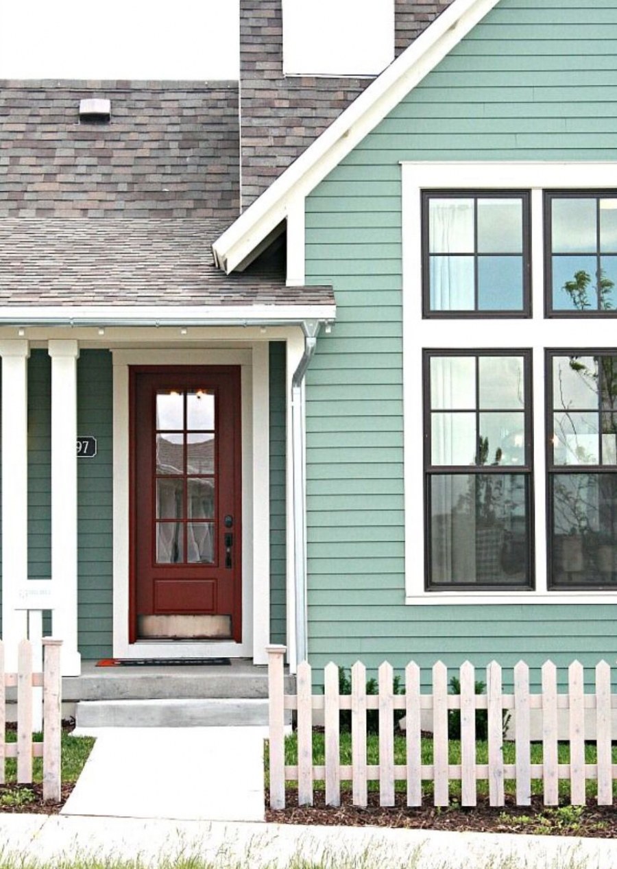 Модные цвета домов