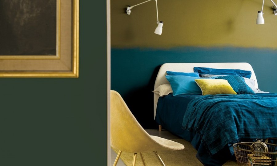 Горчичный цвет в интерьере