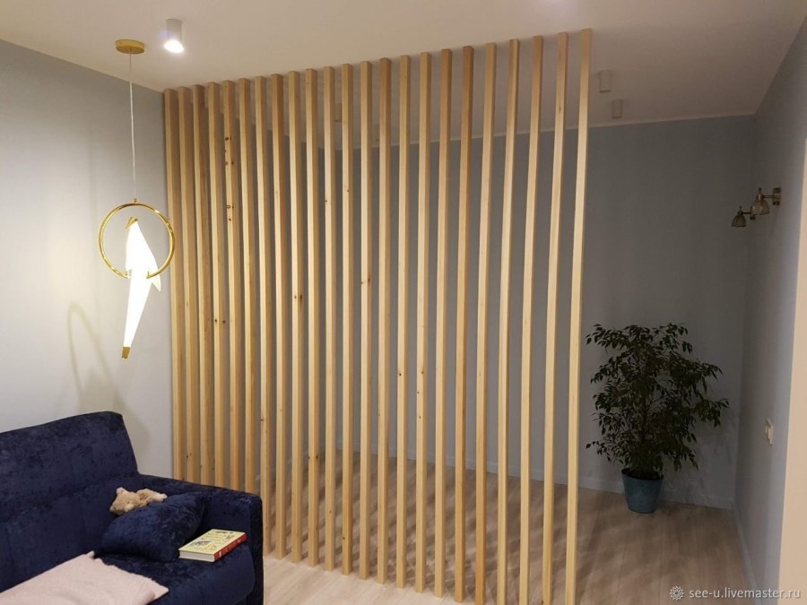 Реечные перегородки