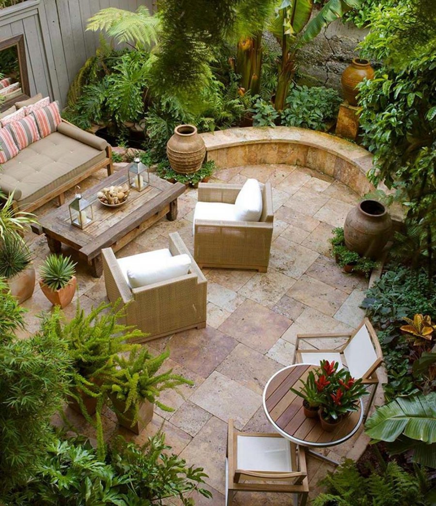 Ландшафт внутреннего дворика