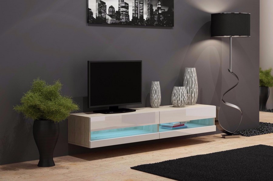 Тумба под ТВ Виго, белый, Виго