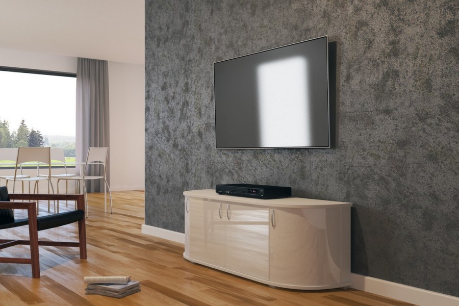 Тумба ТВ радиусная №1