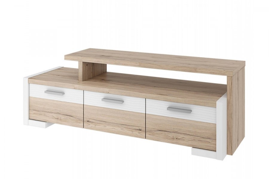 Венето СТЛ.266.05 тумба TV дуб Санремо/белый/СТОЛЛАЙН