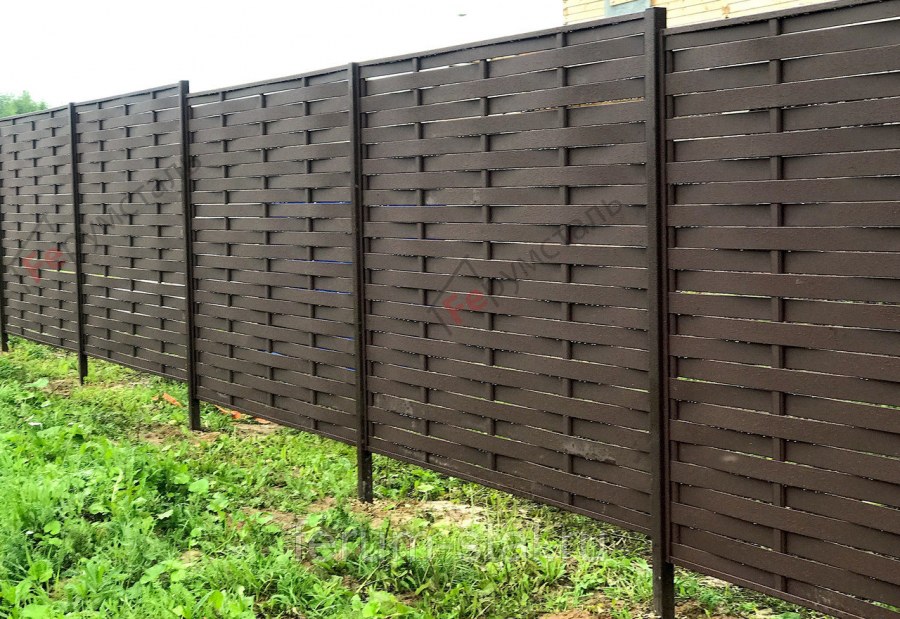 3д забор деревянный