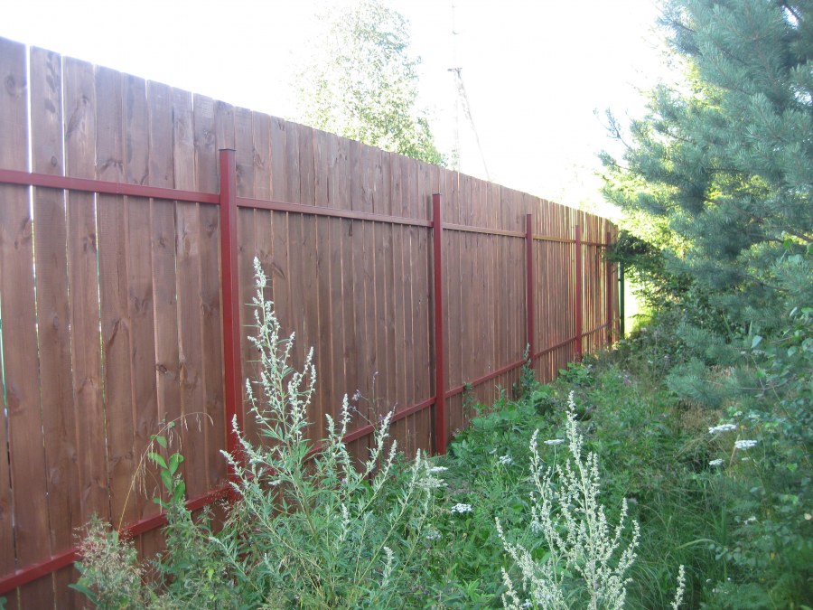 Забор из досок