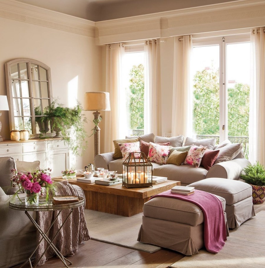 Уютный интерьер гостиной