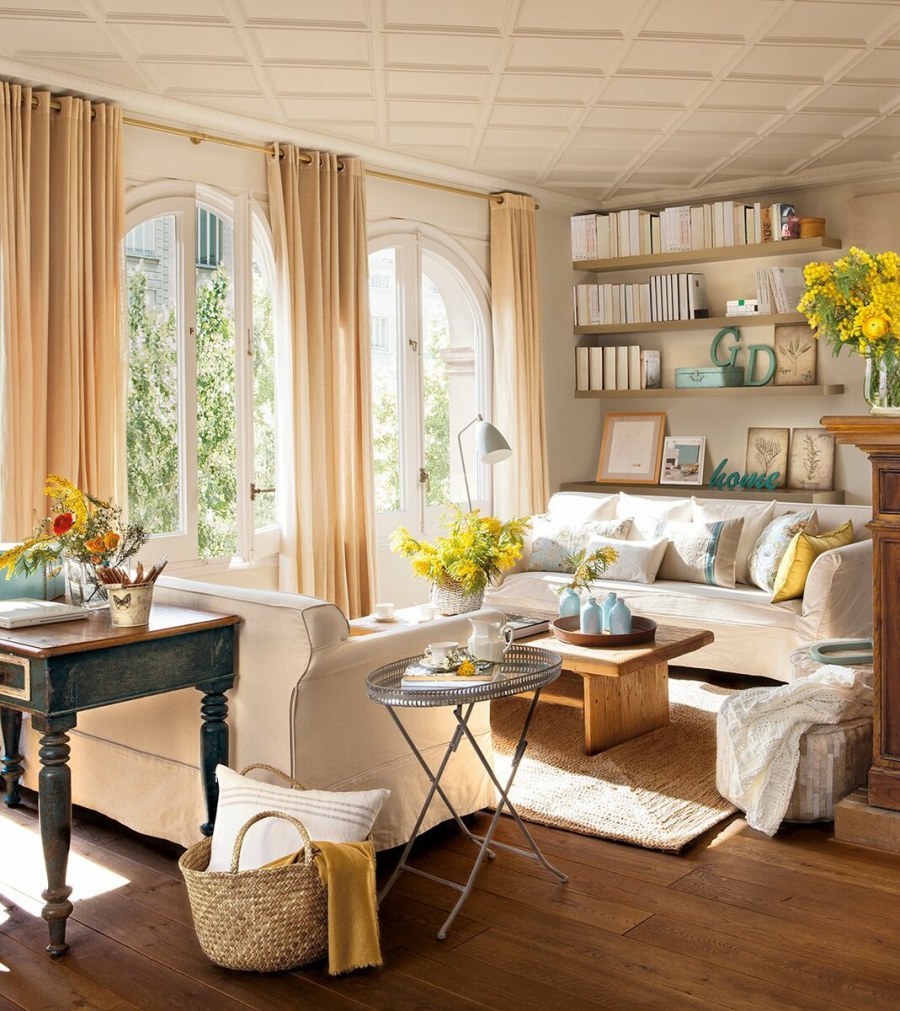 Уютный интерьер гостиной