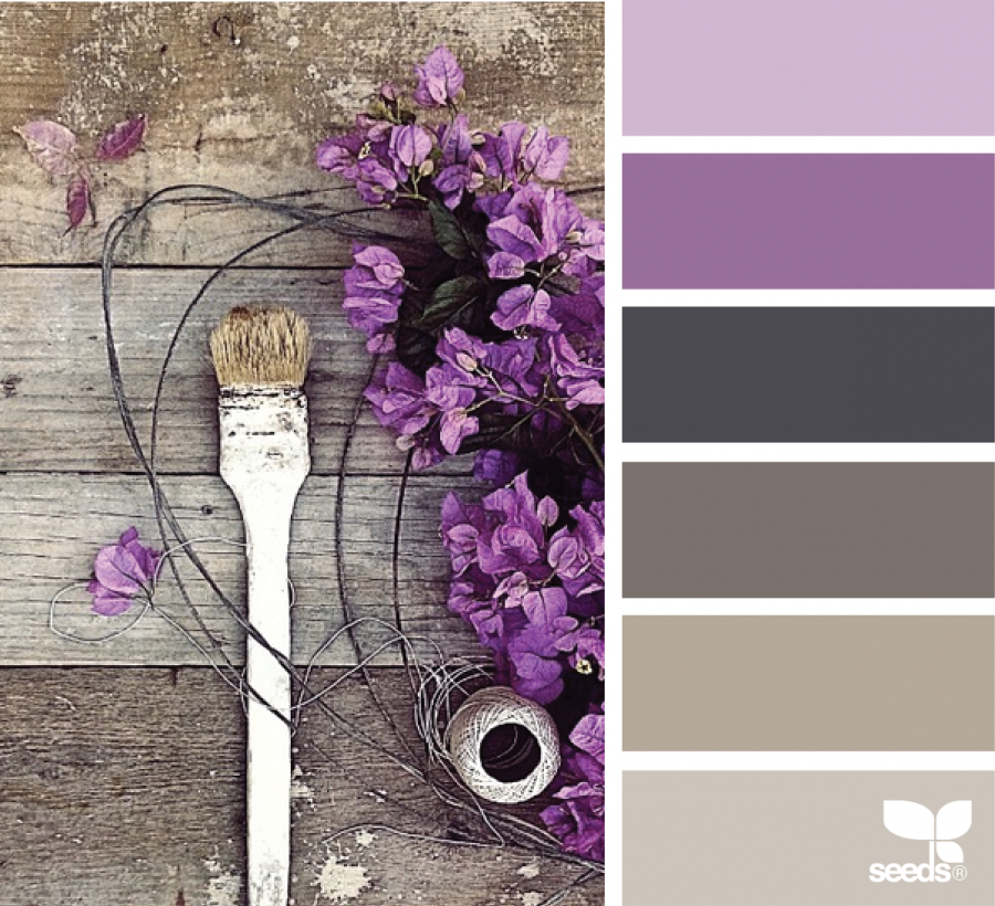 Палитра Лаванда мята шалфей