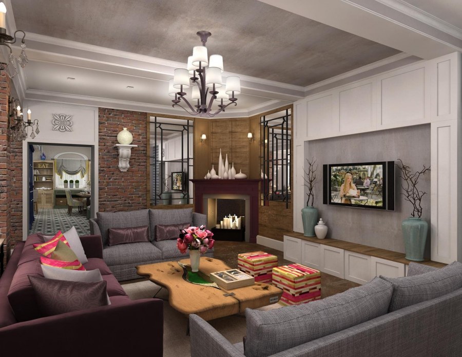 Спальня 15 кв в стиле лофт