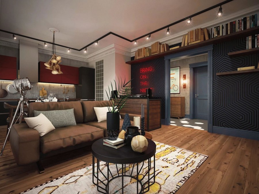 Стиль лофт Нью-Йорк