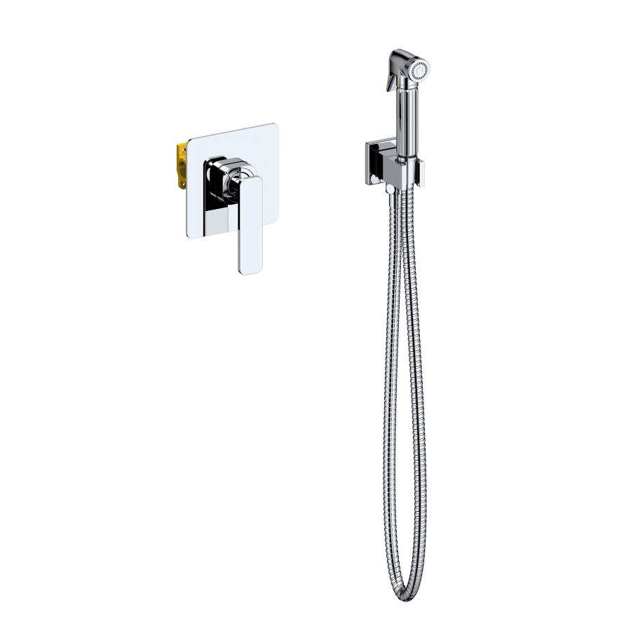 Смеситель встроенный с гигиеническим душем Timo Torne 4389/00sm хром