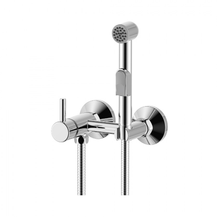 Смеситель с гигиеническим душем Rossinka Silvermix. X25-54