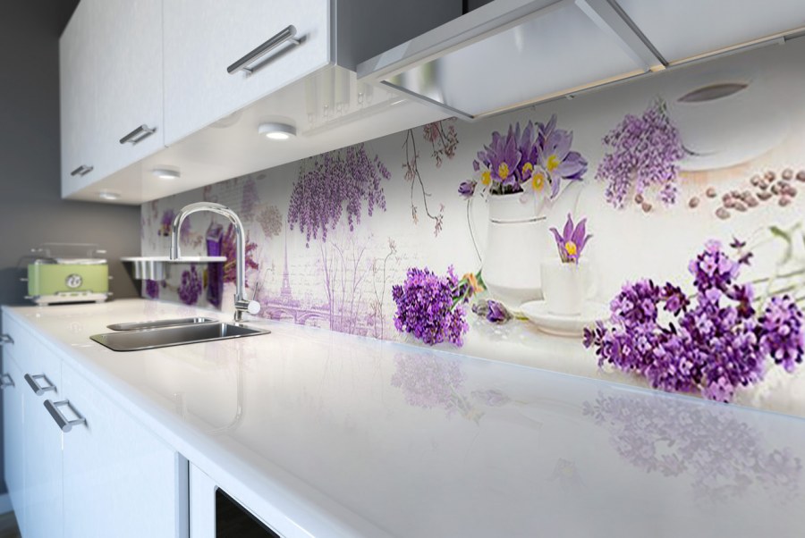 Кухня Фиалковая Прованс