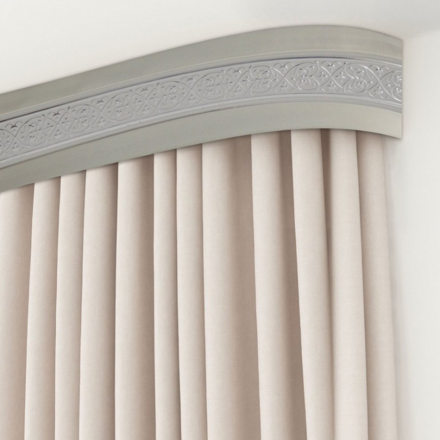 Карнизы для штор настенные трехрядные