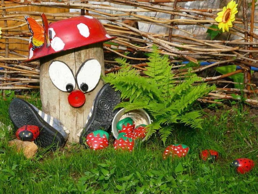 Украшение дачного участка