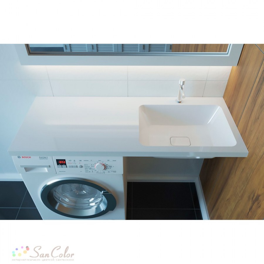 Раковина Камилла 110 левая под стиральную машину