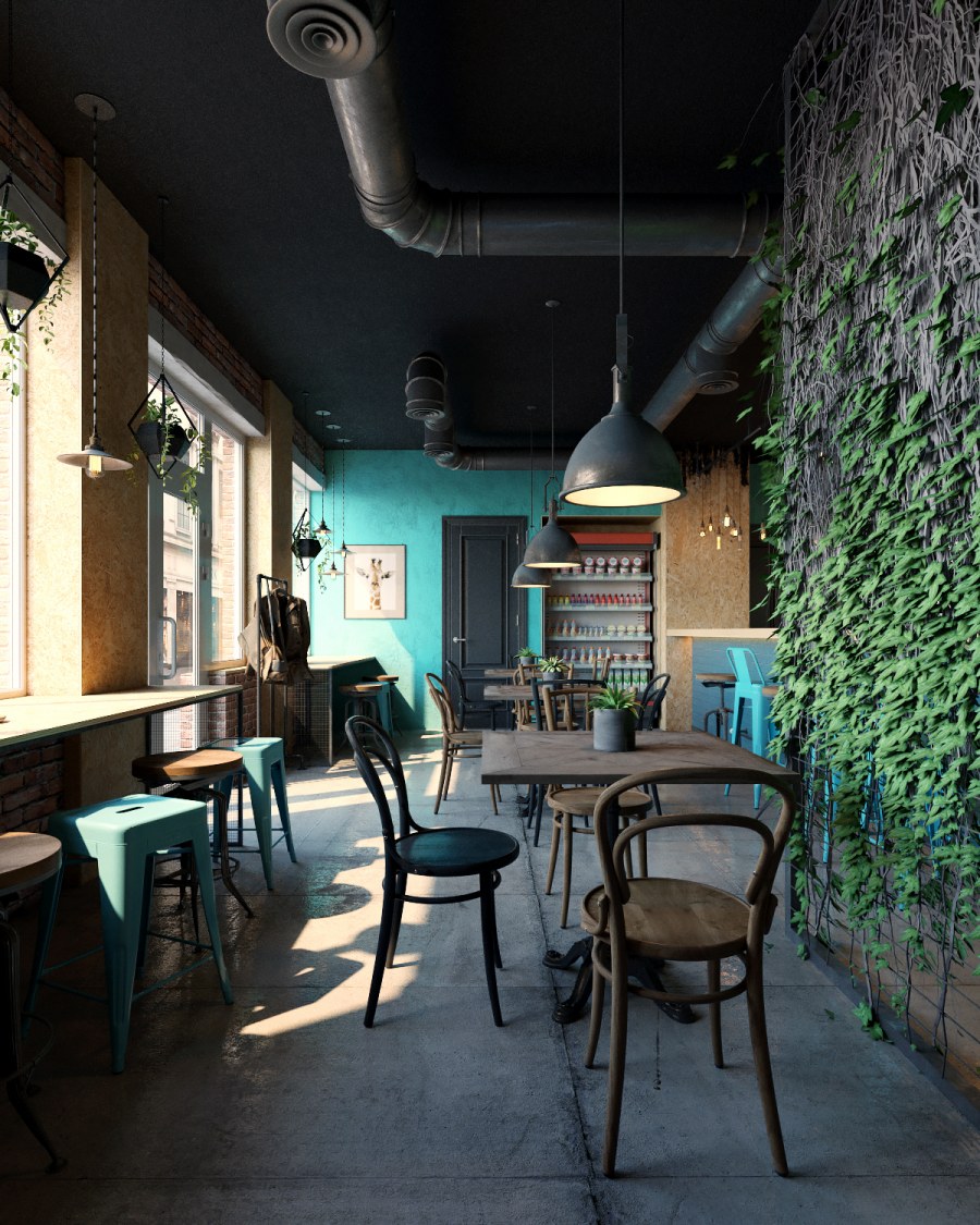 Стиль кафе в интерьере