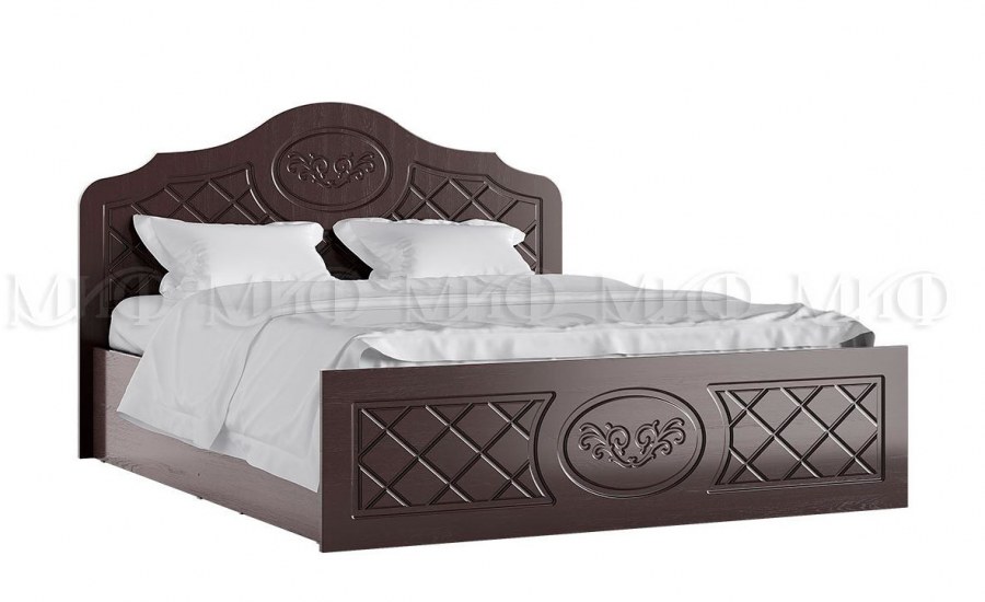 Кровать миф Престиж 160 венге шоколад
