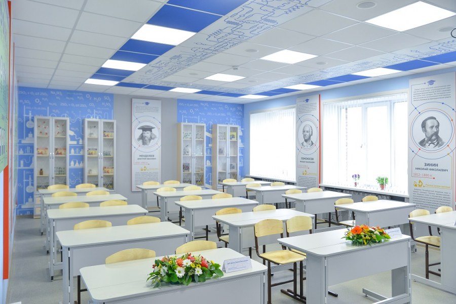Холл в современной школе