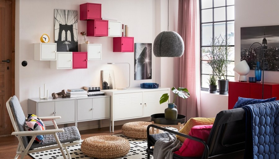 Интерьер гостиной икеа