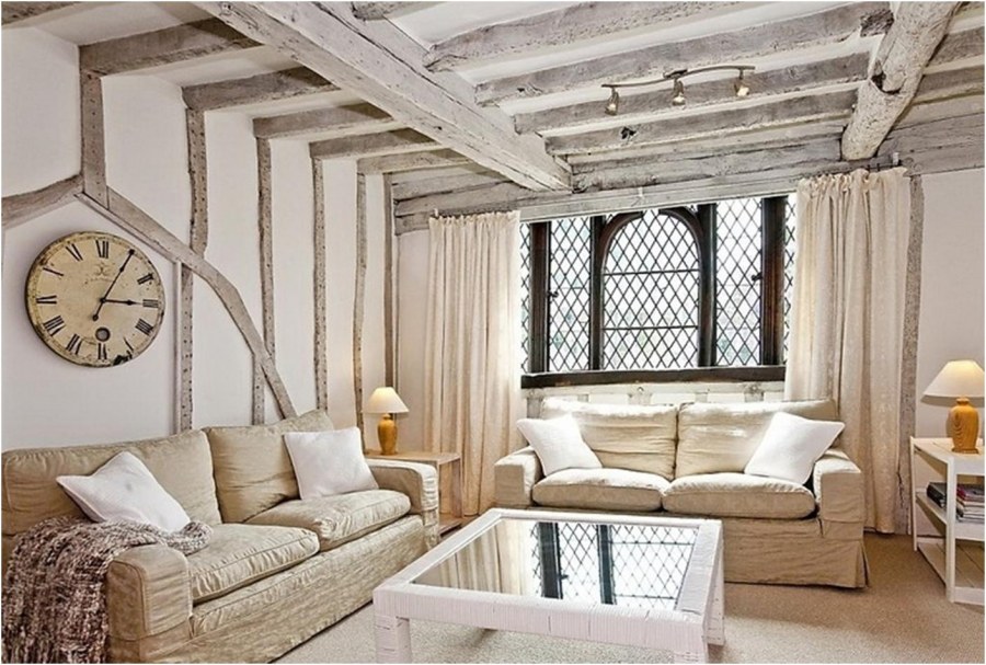 Гостиная в стиле Кантри