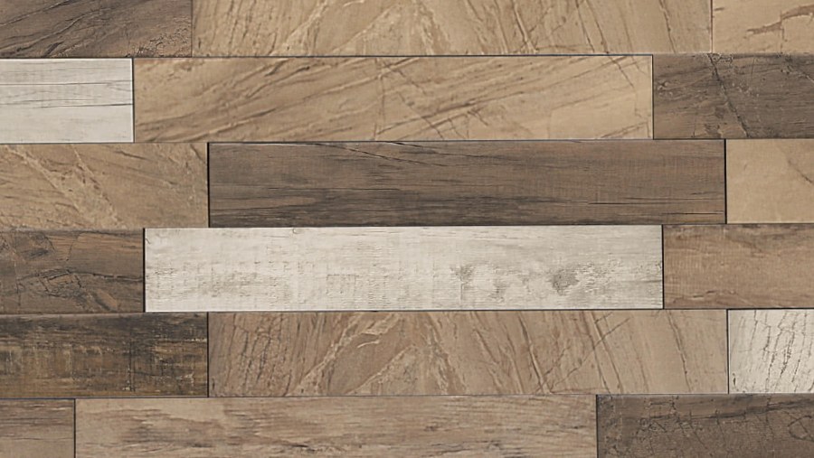 Керамогранит Golden Tile Wood Chevron 15x90 см 1.08 м цвет коричневый