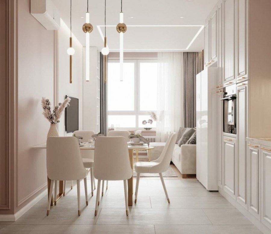 Нео Классик интерьер кухни