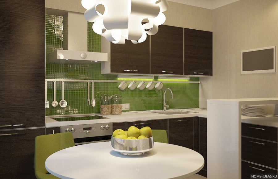 Фартук для зеленой кухни