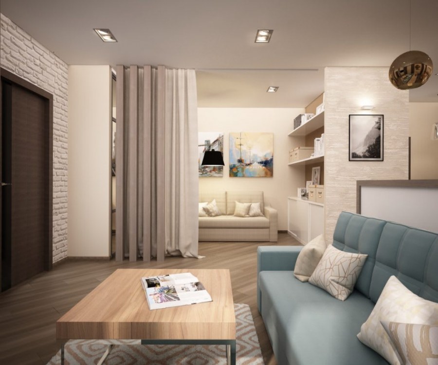 Интерьер двузкомнатнвй квартир