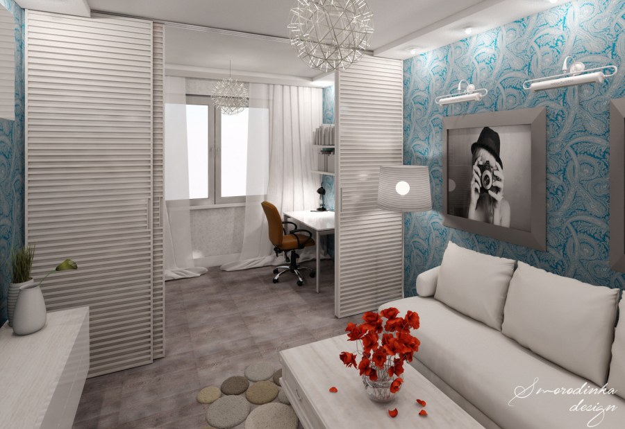 П44т однокомнатная квартира дизайн интерьера