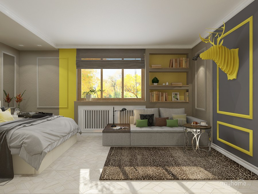 Интерьер 2х комнатной квартиры для детей