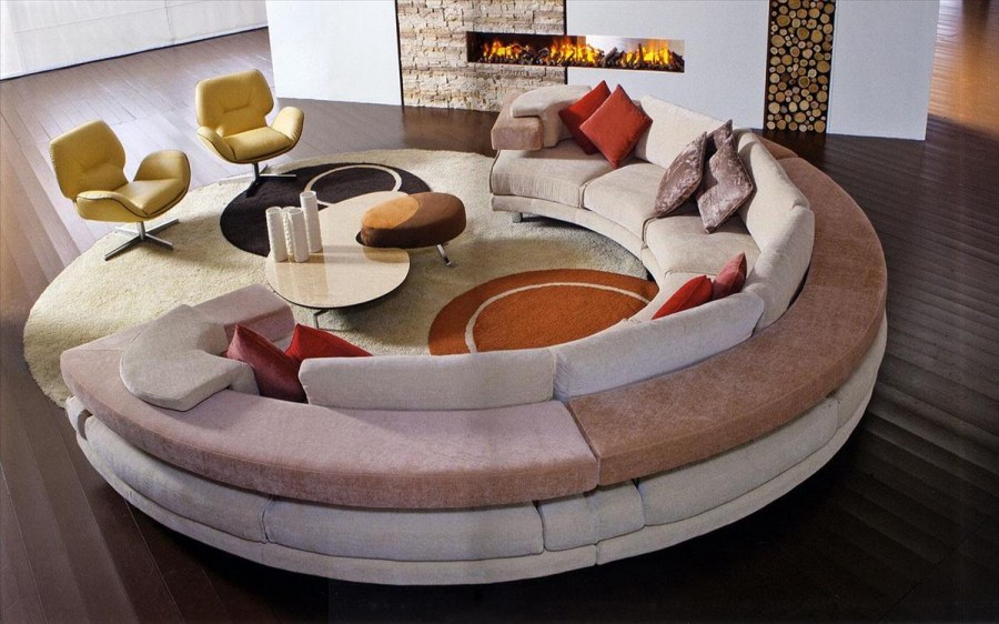 Модульный диван Манхеттен полукруглый