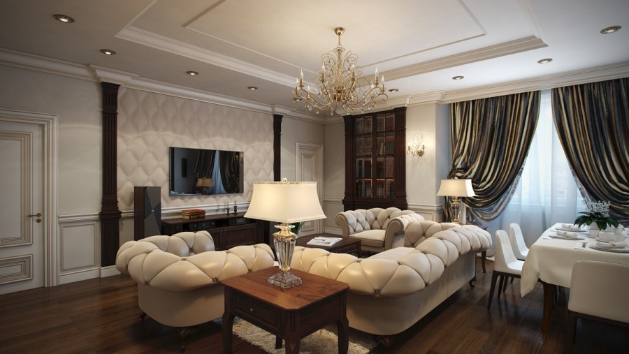 Гостиная в классическом стиле