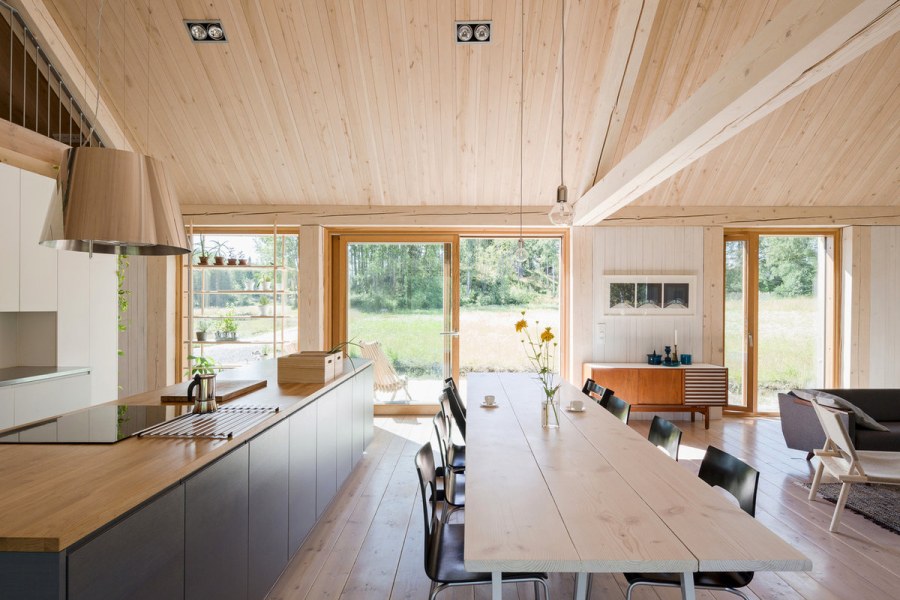 Финский дом одноэтажный внутри