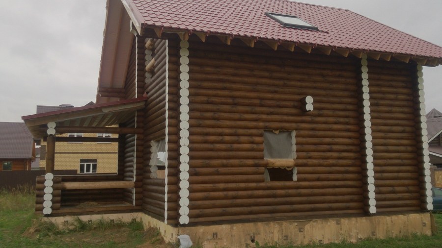 Баня цвет палисандр