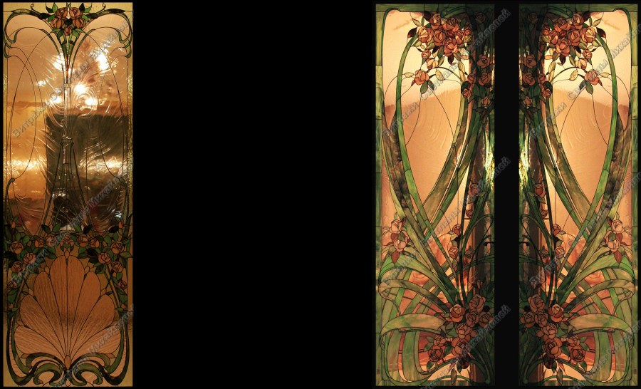 Двери в стиле ар нуво