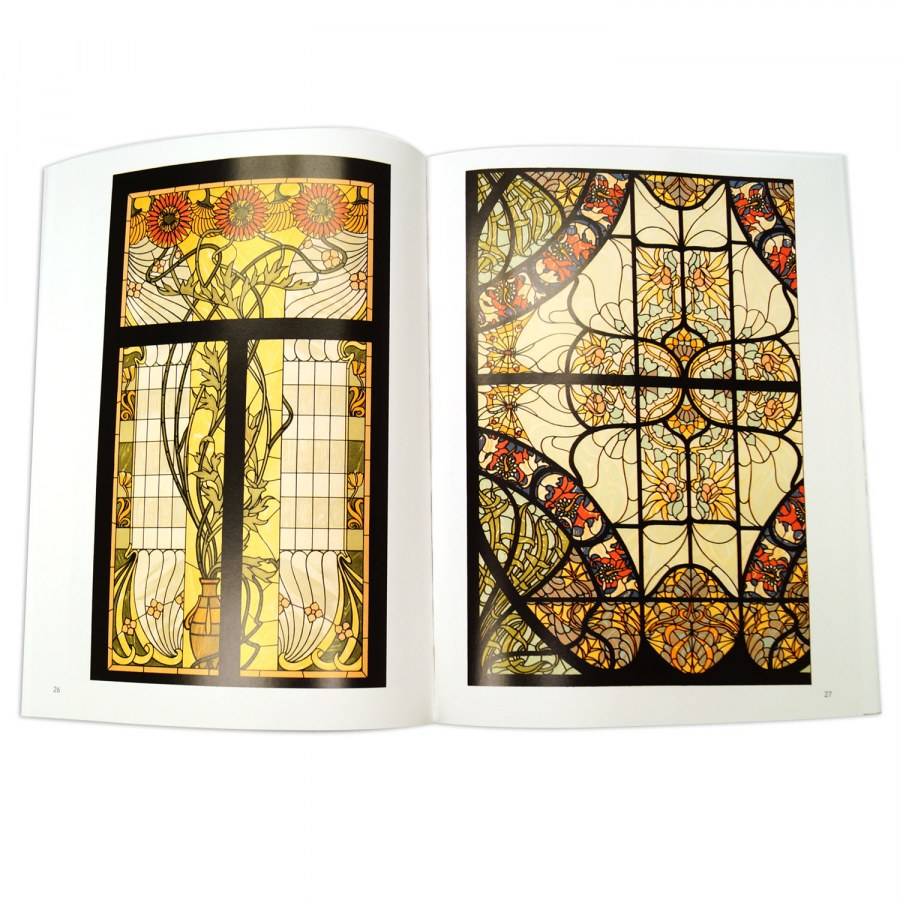 Витраж в модерне материал