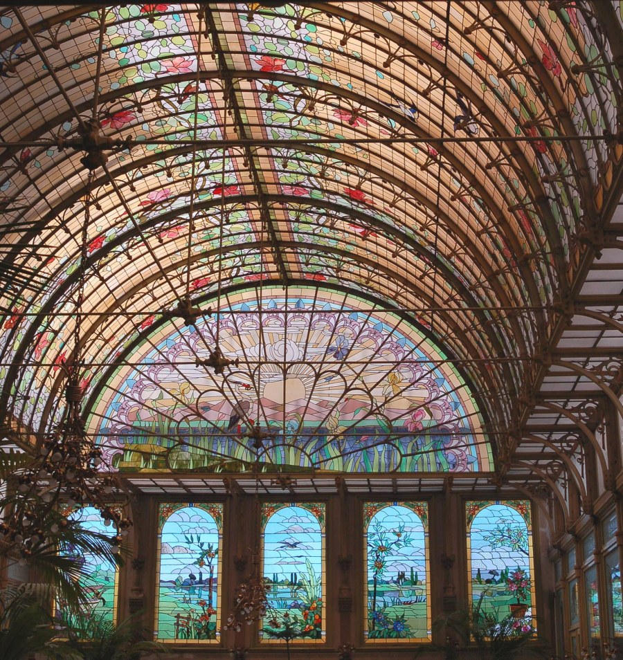 Зимний сад в стиле ар нуво