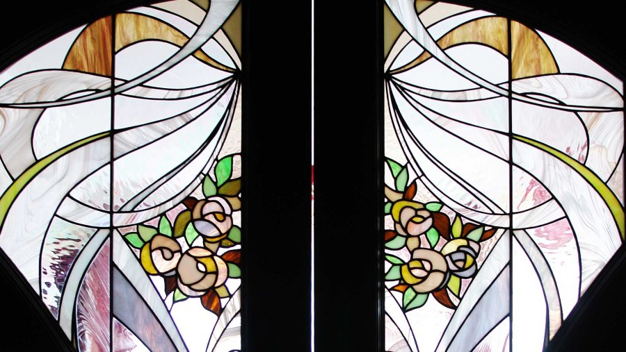 Витражи ар нуво Тиффани