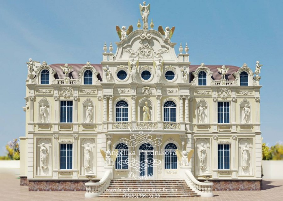 Дворец Италия Барокко фасад