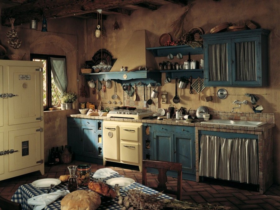 Винтажные кухни