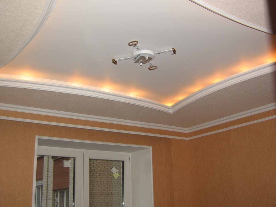 Подвесные потолки из гипсокартона