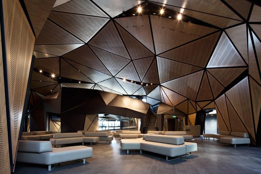 Фронтальный интерьер комнаты