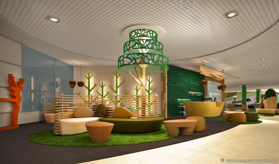 Концепция интерьера пустыня