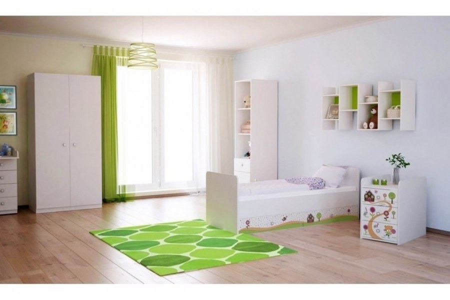 Pollini Kids simple 1100 кровать трансформер белый