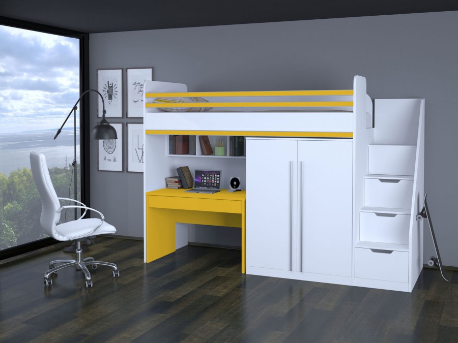 Pollini Kids кровать чердак