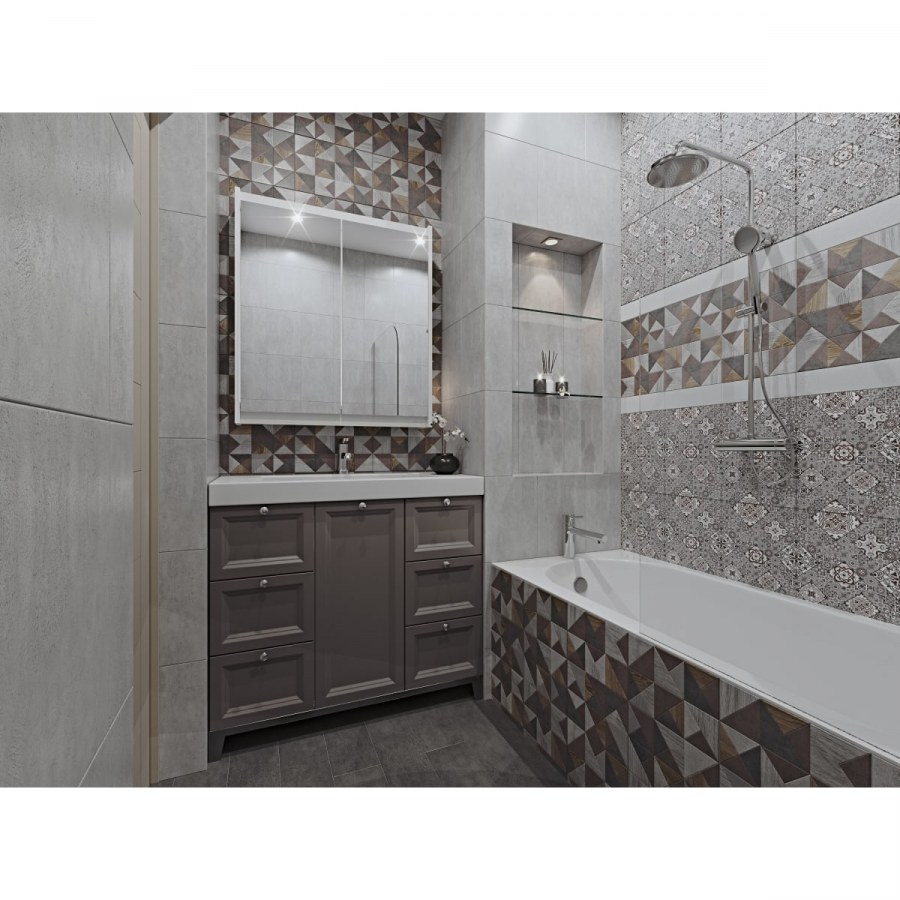 Плитка настенная Wood «мозаик»