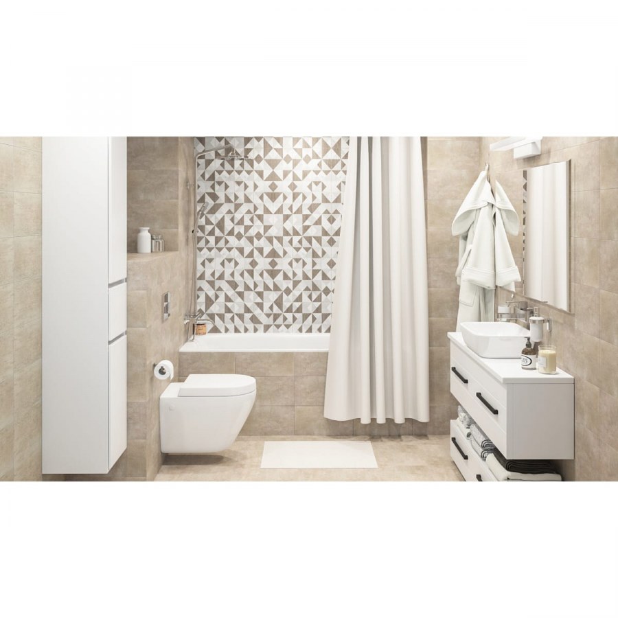 Плитка настенная Loft Latte 25х35 см