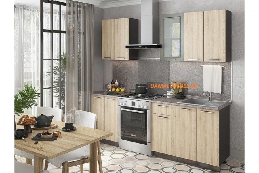 Ника венге дуб кухонный гарнитур