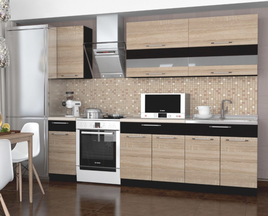 Кухня Маша 2.0 венге дуб сонома